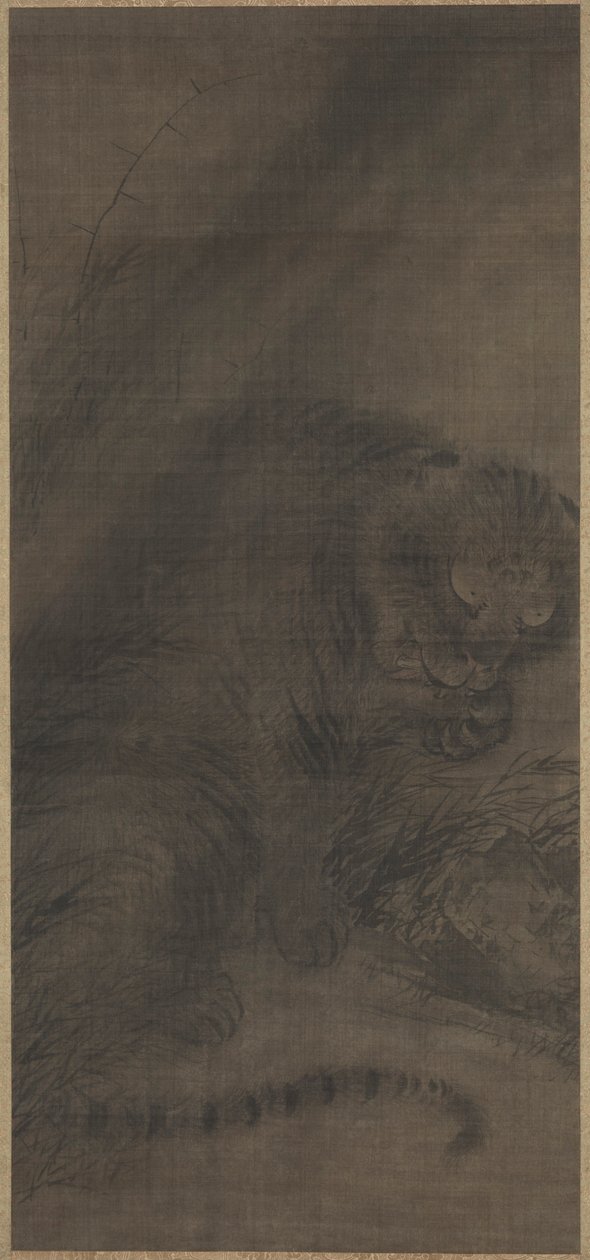 Tigris, c. 1250-1279. alkotó: Fachang Muqi