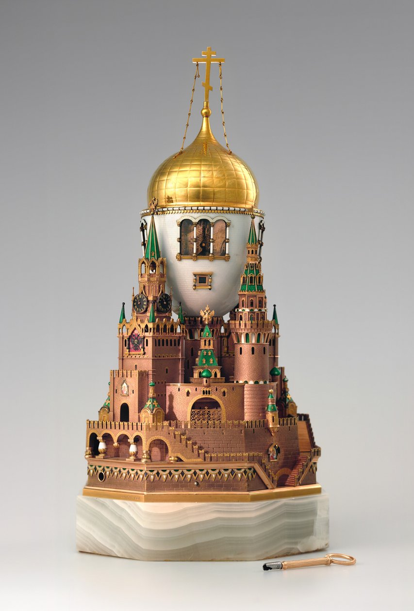 Húsvéti tojás Moszkva Kreml, 1904-1906 alkotó: Factory Fabergé Russian Master