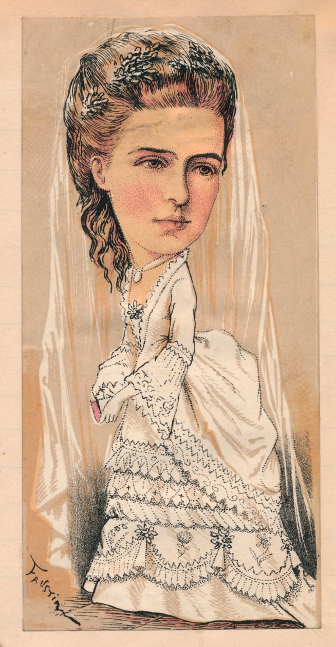 H.R.H. Edinburgh hercegnője, 1874 alkotó: Faustin