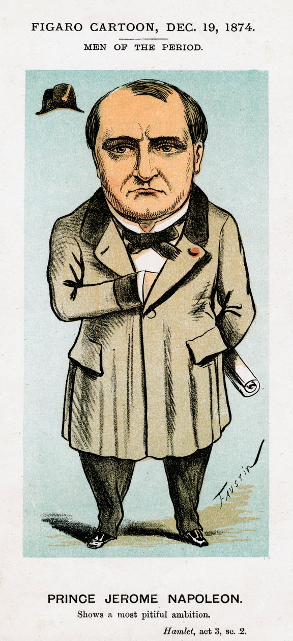 Jerome Bonaparte, 1874. alkotó: Faustin