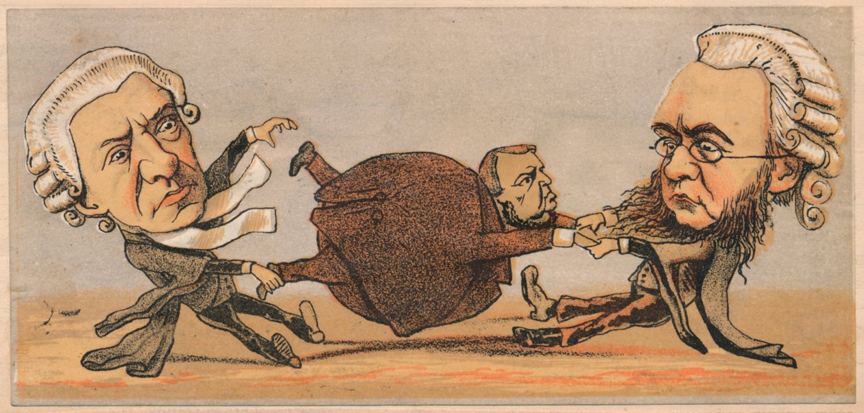 Mr. Hawkins, Q.C. & Dr. Kenealy Q.C., 1874 alkotó: Faustin