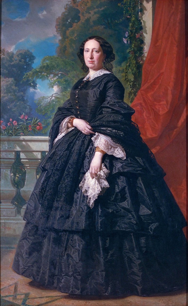 Carlota Quintana Badia portréja alkotó: Federico de Madrazo y Kuntz