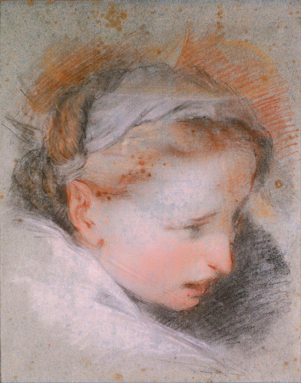 Egy nő feje, 1568-1569 alkotó: Federico Barocci