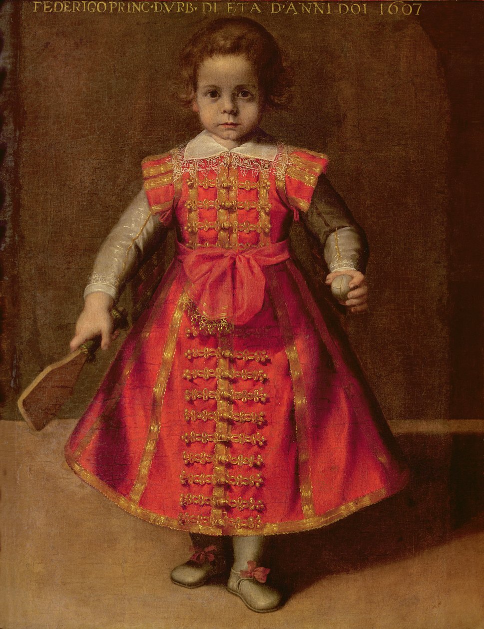 Federico Ubaldo della Rovere 2 éves, 1607 alkotó: Federico Barocci
