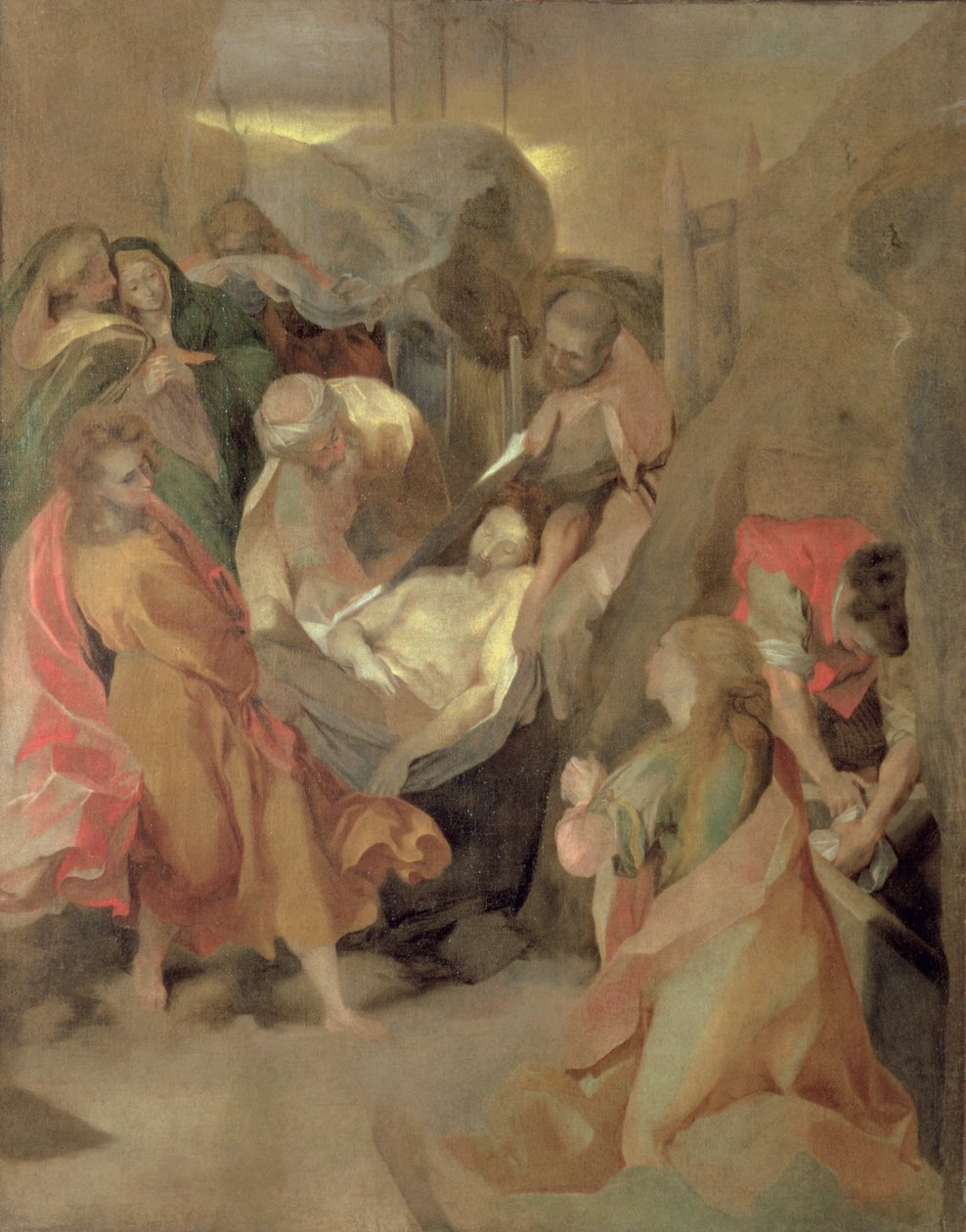 Krisztus temetése alkotó: Federico Barocci
