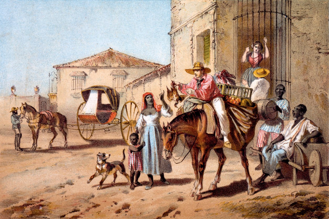 A földesúr, 1840 alkotó: Federico Mialhe