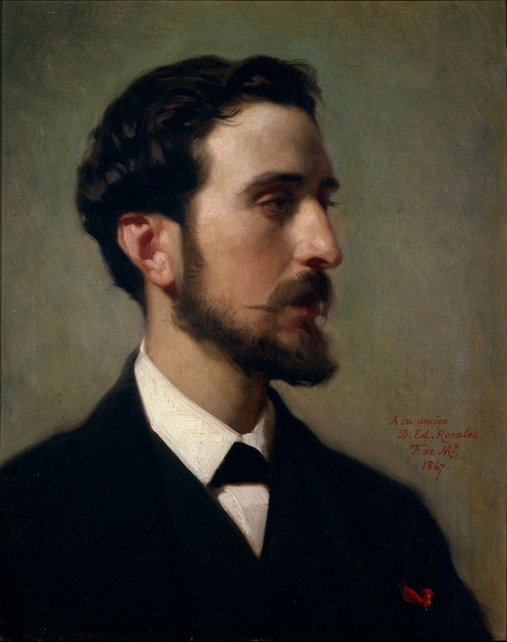 Spanyol: Eduardo Rosales festő alkotó: Federico de Madrazo y Kuntz