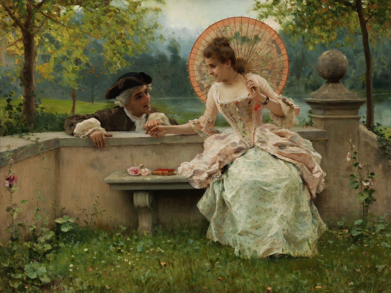 Ein verliebtes Gespräch im Park alkotó: Federico Andreotti