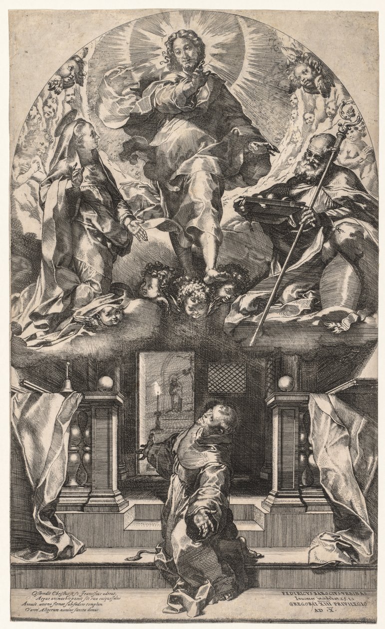 Szent Ferenc látomása alkotó: Federico Barocci