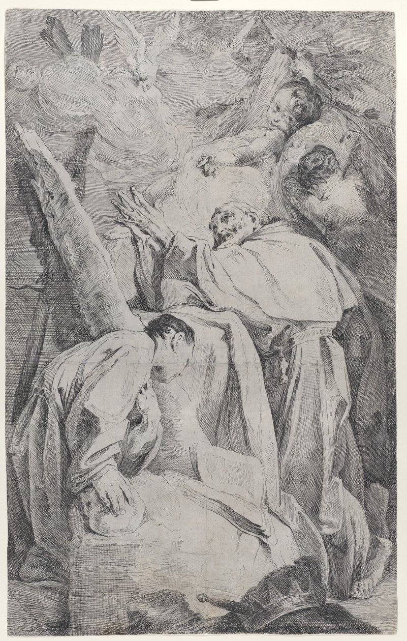 A Pisai Boldog Piero Gambacorti extázisa, kb. 1725-28. alkotó: Federico Bencovich