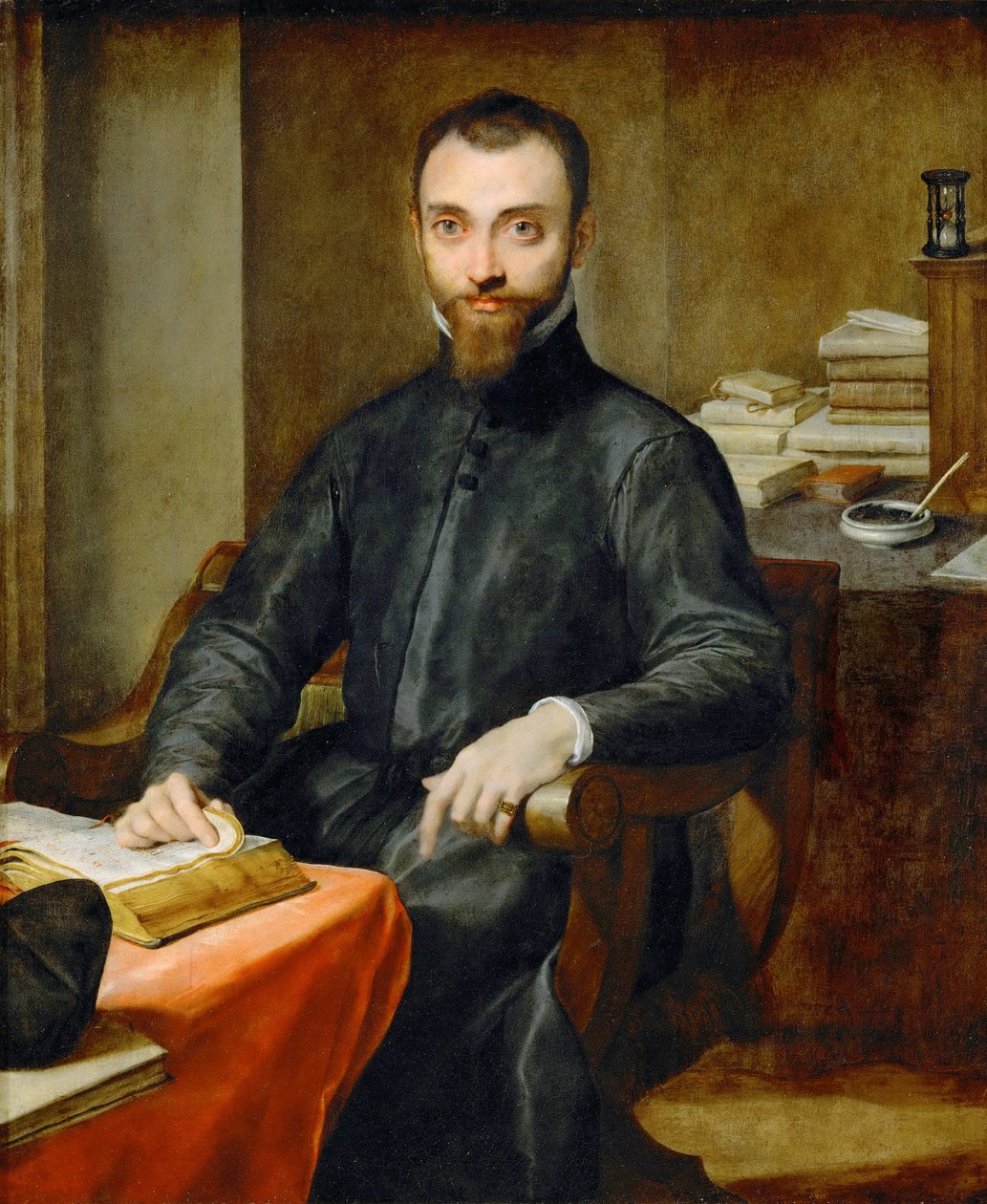 Monsignor Giuliano della Rovere (1559-1621) - Federigo Barocci (1528-1612). Olaj, vászon, kb 1595. Mérete: 117x97,5 cm. Művészettörténeti Múzeum, Vienne alkotó: Federico Fiori Barocci or Baroccio