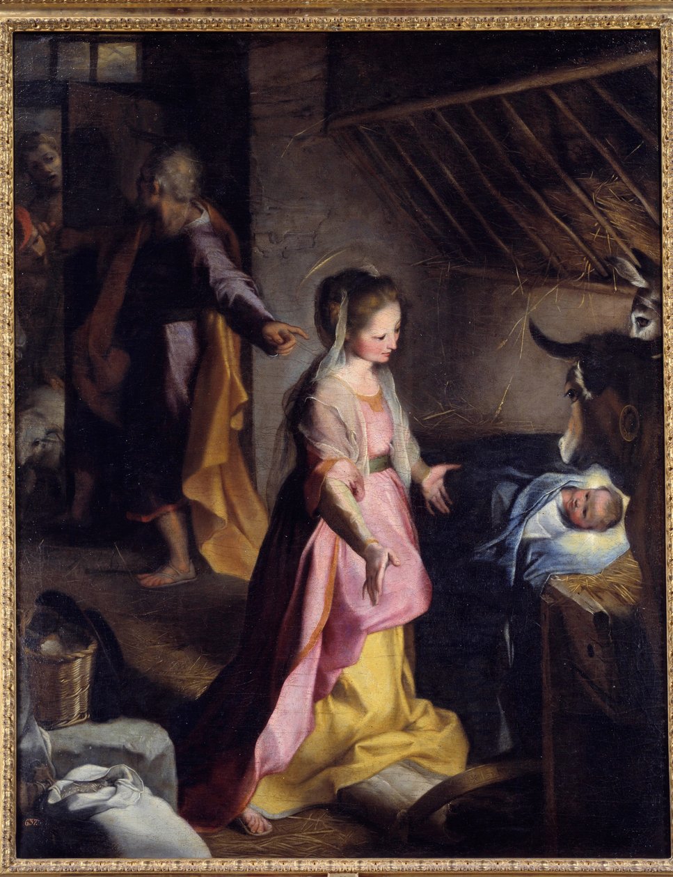 Federico Barocci betlehemes festménye: Barokk vagy Il Baroccio (1528-1612) alkotó: Federico Fiori Barocci or Baroccio