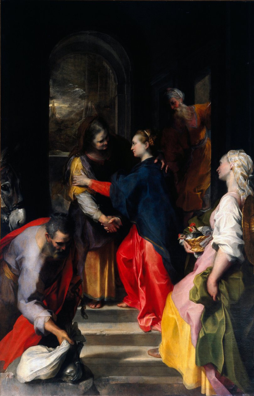 Federico Fiori látogatási festménye, a Barocci alkotó: Federico Fiori Barocci or Baroccio