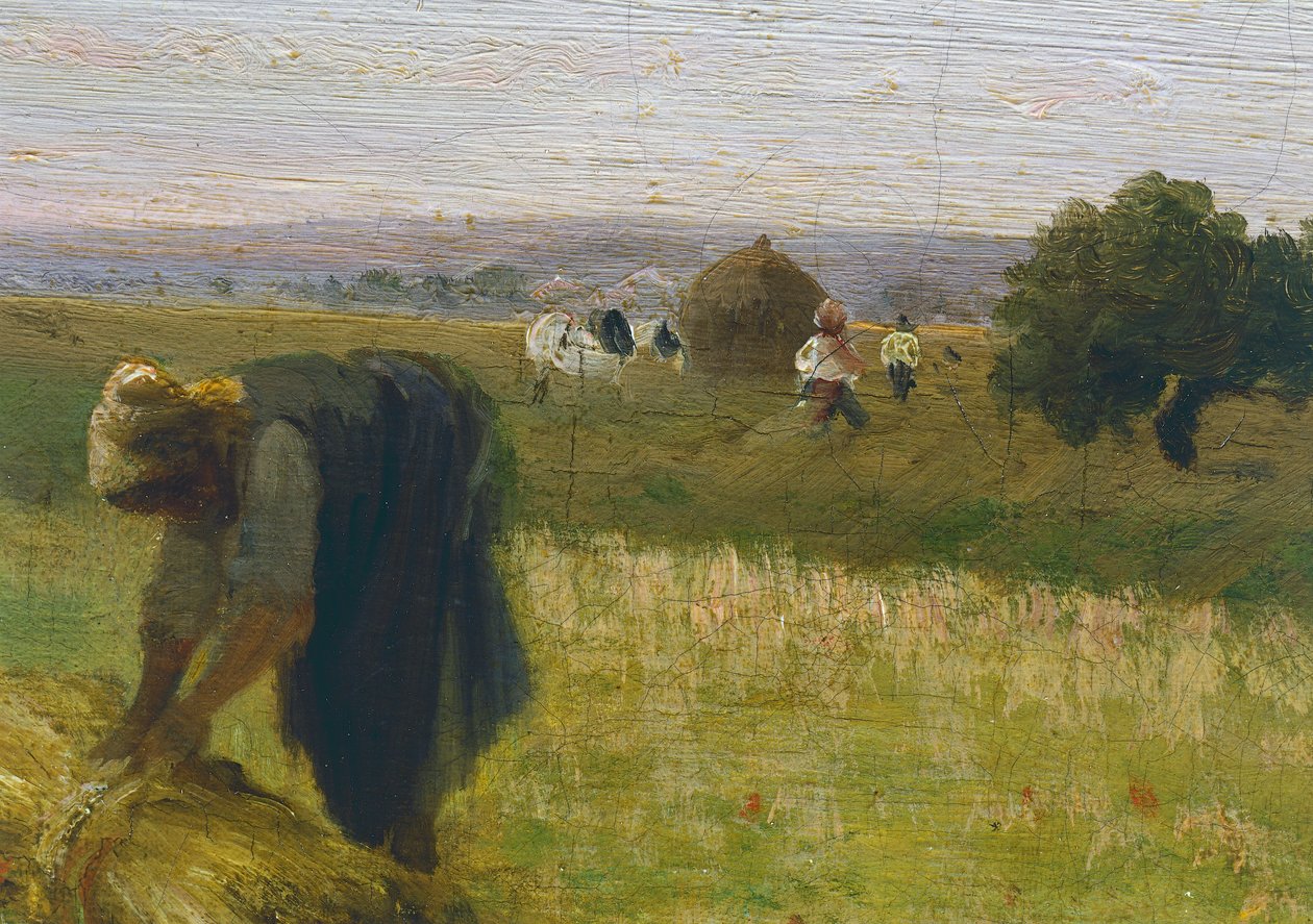 Szüret, Federico Rossano (1835-1912) festménye, olaj, vászon, 65x80 cm, részlet alkotó: Federico Rossano