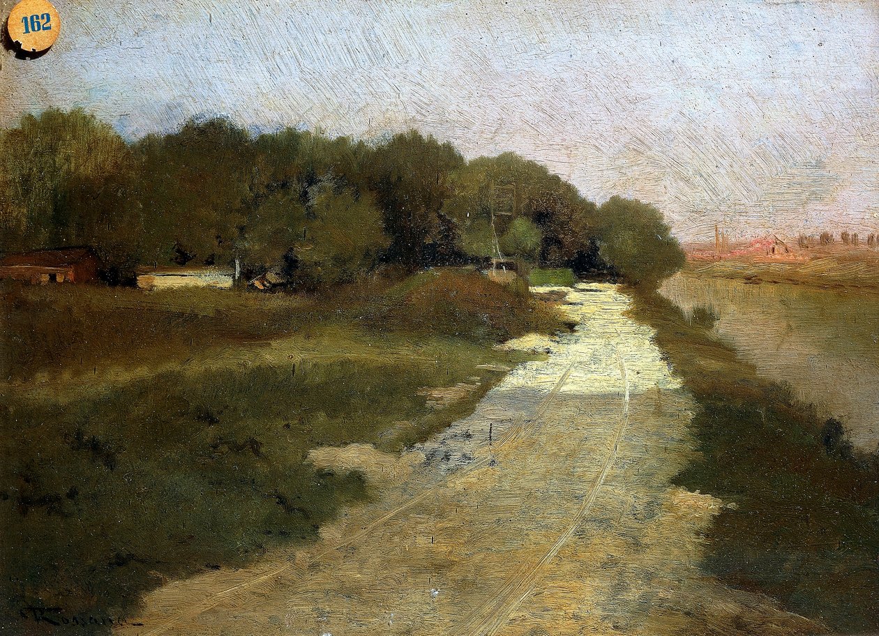 A Szajnán, Federico Rossano (1835-1912). alkotó: Federico Rossano