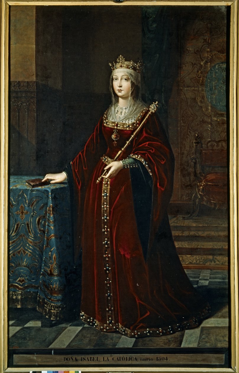 I. ISABEL "La Catolica" (1451-1504). alkotó: Federico de Madrazo y Kuntz