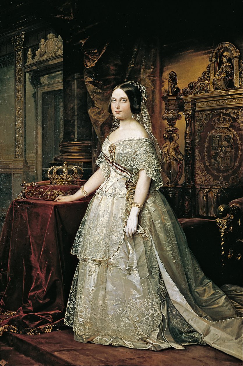 II. spanyol Izabella alkotó: Federico de Madrazo y Kuntz