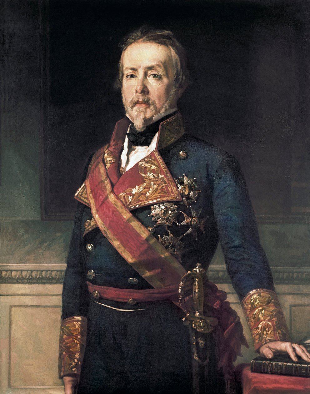 Evaristo Fernandez de San Miguel y Valledor (1785-1862), spanyol katonai nemes és politikus portréja alkotó: Federico de Madrazo y Kuntz