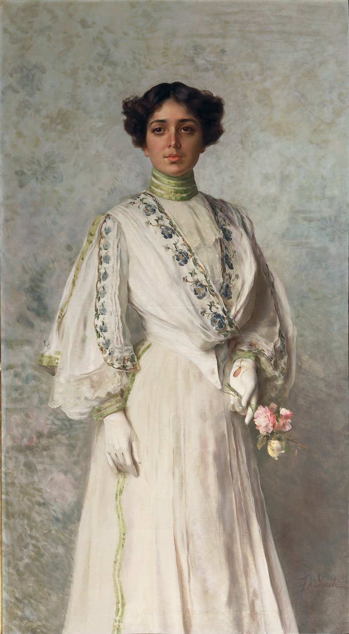 Giulia Tricca portréja by Federico Andreotti by Federico Andreotti alkotó: Federigo Andreotti