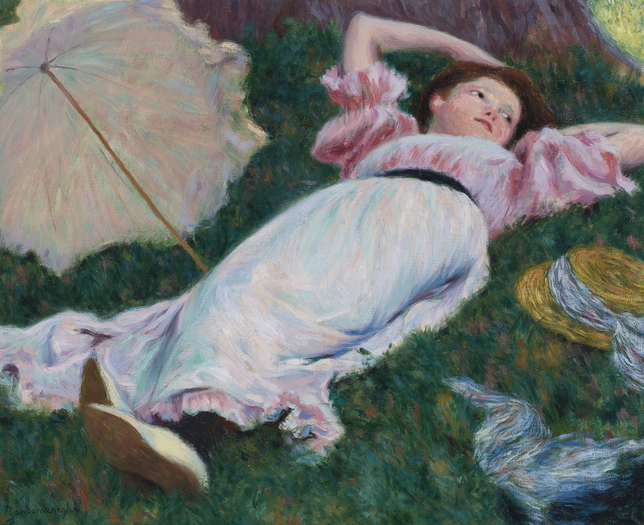 Impresszionizmus: fekvő nő par Zandomeneghi, Federico (1841-1917), c. 1890. Olaj, vászon, 50x60. Magángyűjtemény alkotó: Federigo Zandomeneghi