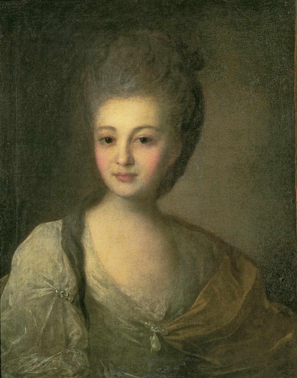 Aleksandra P. Struyskaya (1754-1840) portréja 1772 alkotó: Fedor Stepanovich Rokotov