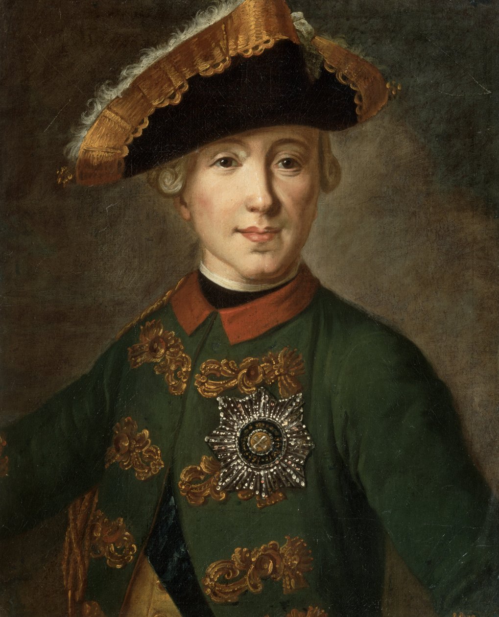 III. Péter cár (1728-62) portréja alkotó: Fedor Stepanovich Rokotov