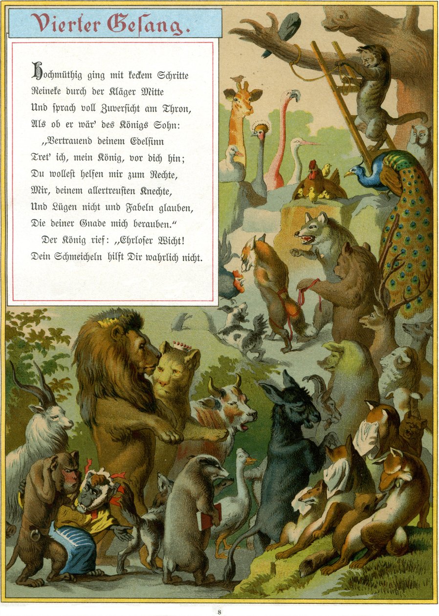 Reynard, a róka, vagy „Reineke Fuchs” alkotó: Fedor Alexis Flinzer