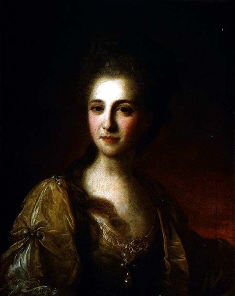 Ismeretlen nő portréja, 1770 körül (olaj, vászon) alkotó: Fedor Stepanovich Rokotov