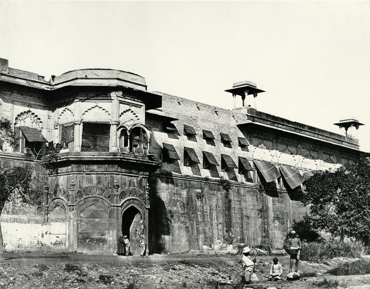 Palace, Delhi, 1858 körül alkotó: Felice Beato