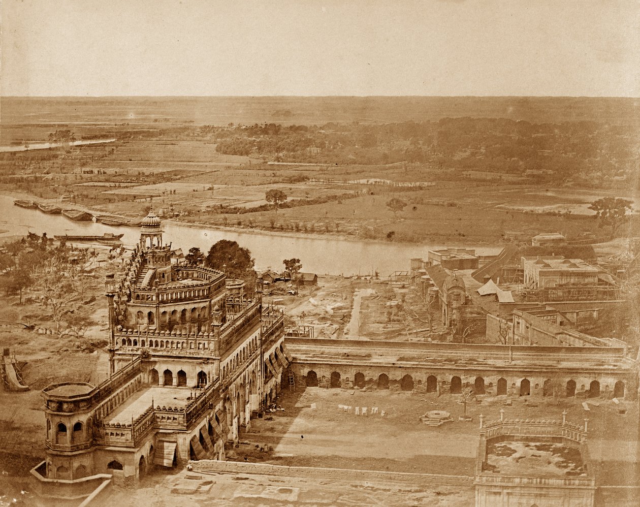 MachiBoran panoráma, Lucknow alkotó: Felice Beato
