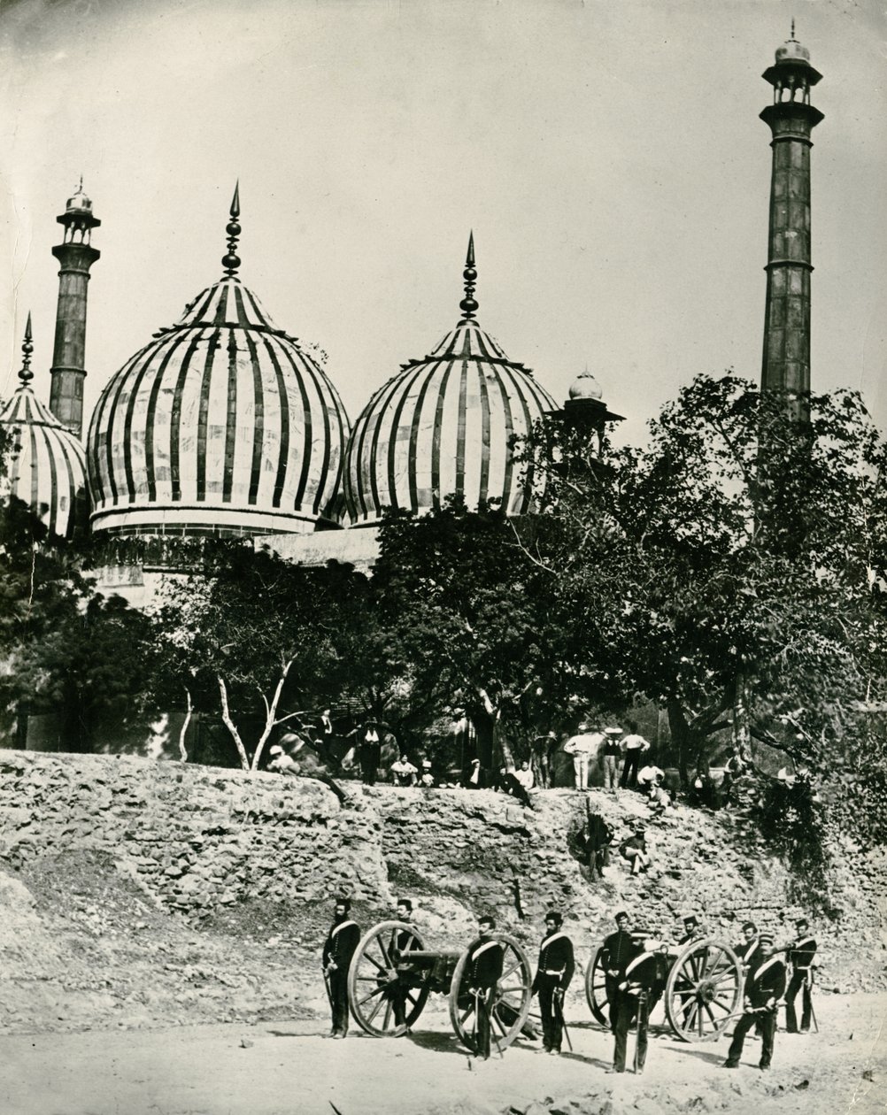 Zinat-ul-masjid, Delhi, 1858 körül alkotó: Felice Beato