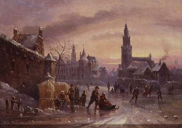 Hó jelenet alkotó: Felice A. Rezia