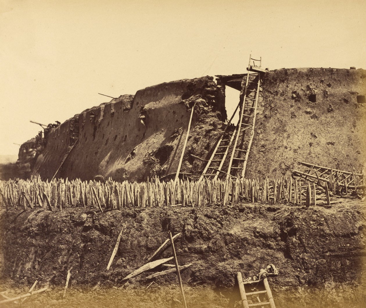 A francia belépési szög, 1860. augusztus 21 alkotó: Felice Beato