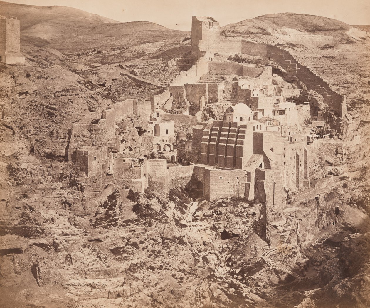 Mar Saba kolostora alkotó: Felice Beato
