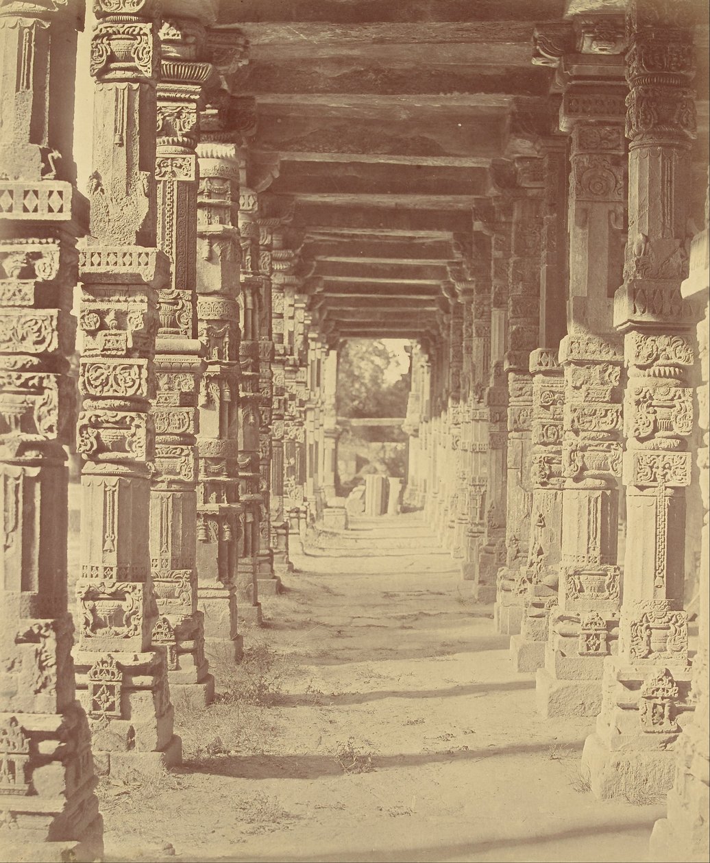 A hindu templom belseje Kootubban alkotó: Felice Beato