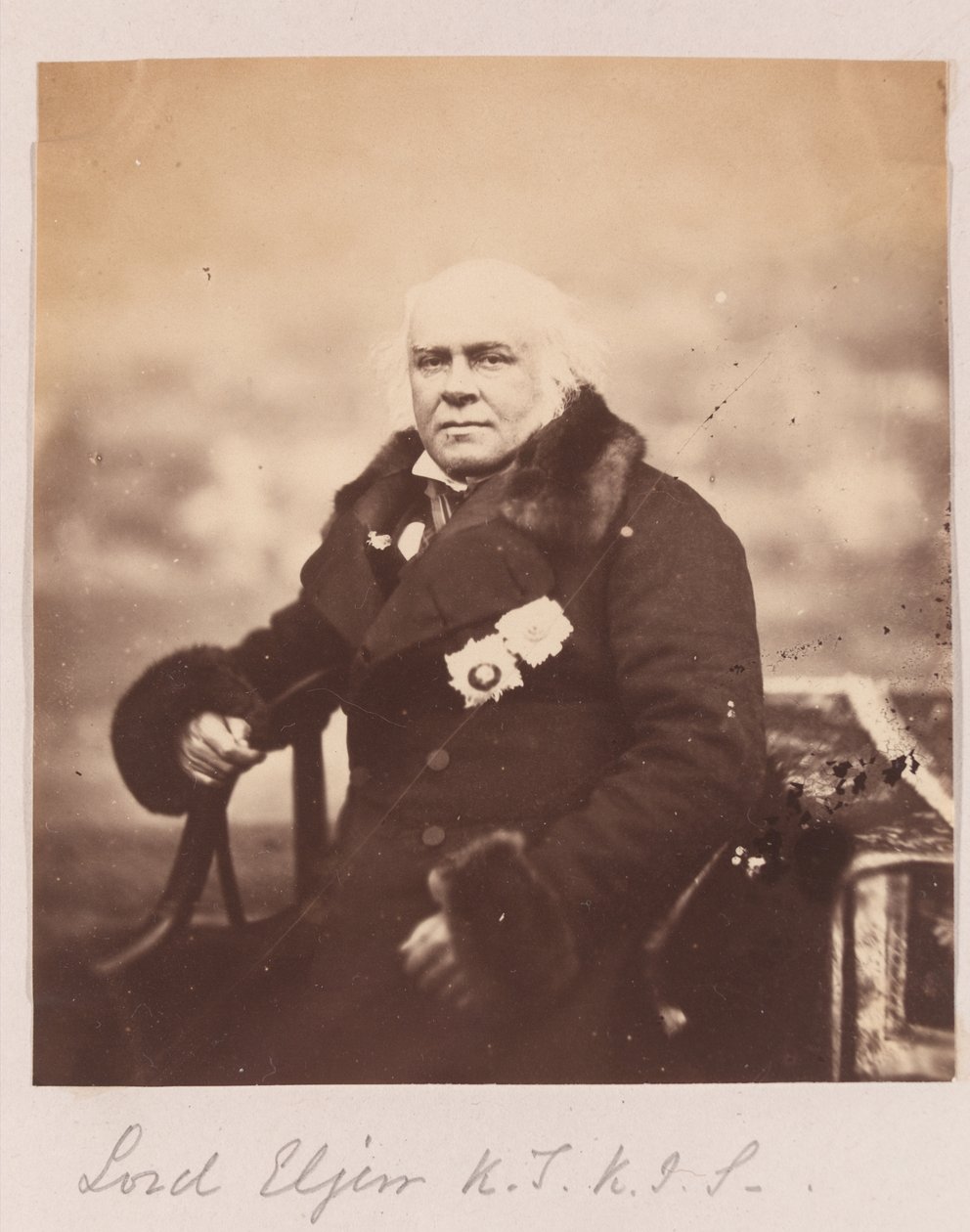 James Bruce Elgin nyolcadik grófja, 1860 alkotó: Felice Beato