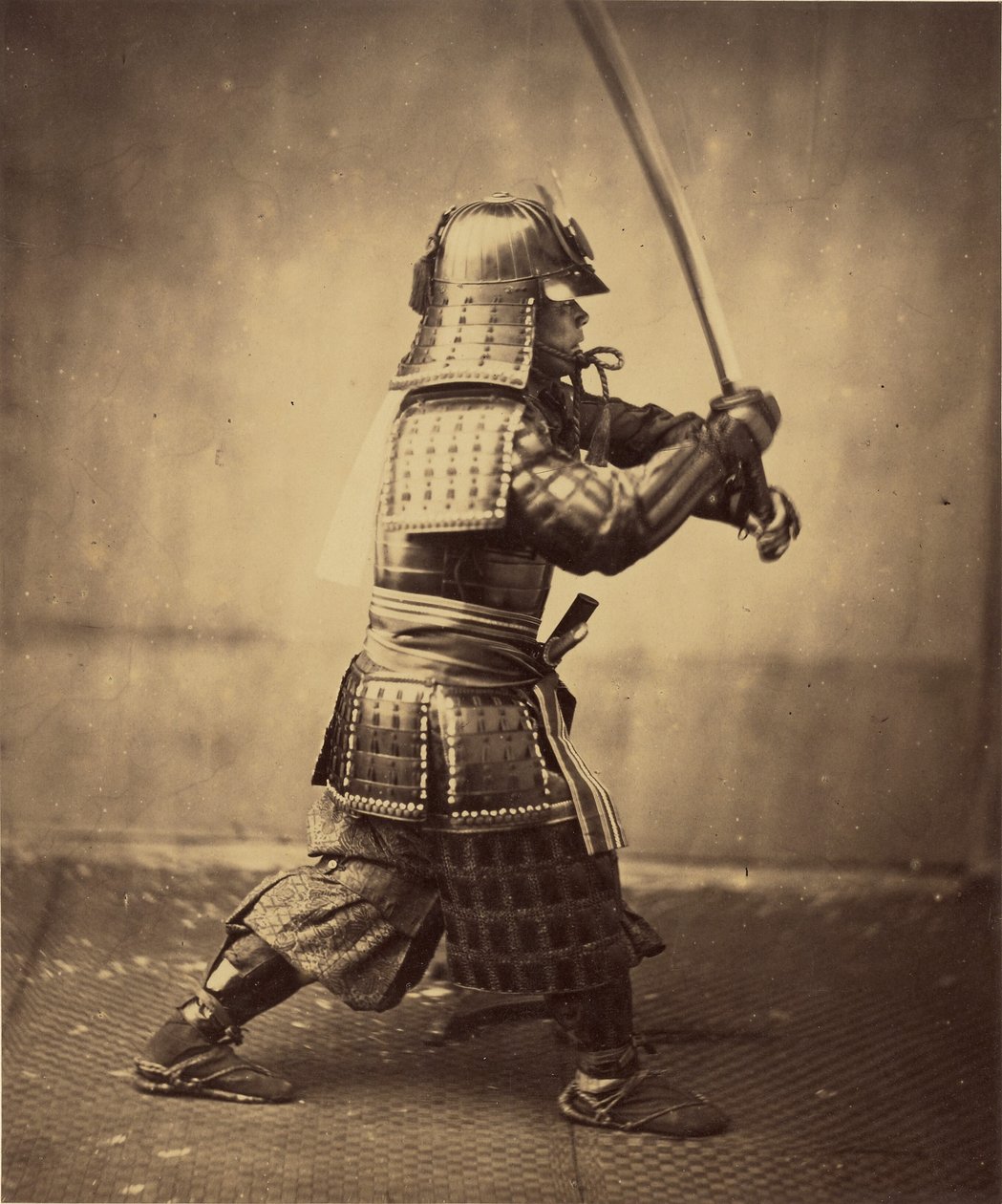 [Japán harcos páncélban] alkotó: Felice Beato