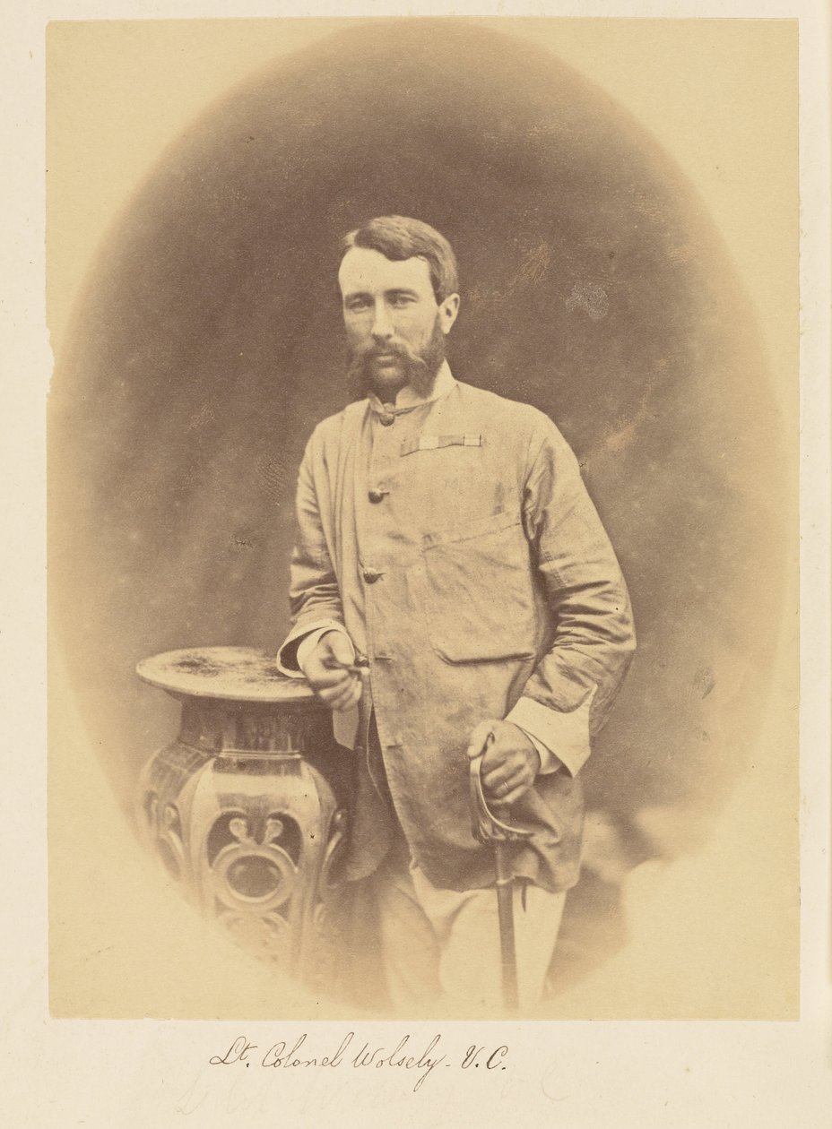 Wolsely alezredes, V.C. alkotó: Felice Beato
