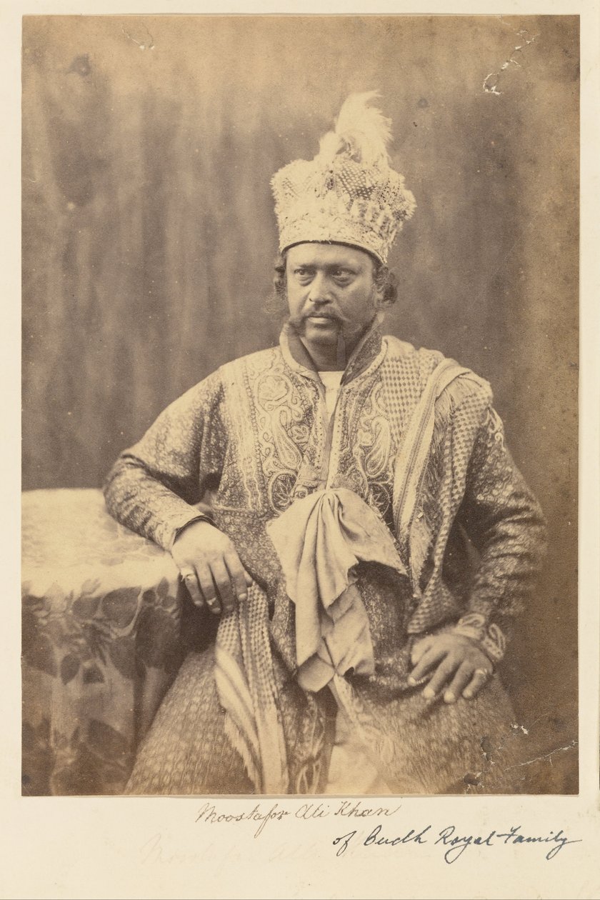 Moostafor Ali Khan a Budh királyi családból alkotó: Felice Beato