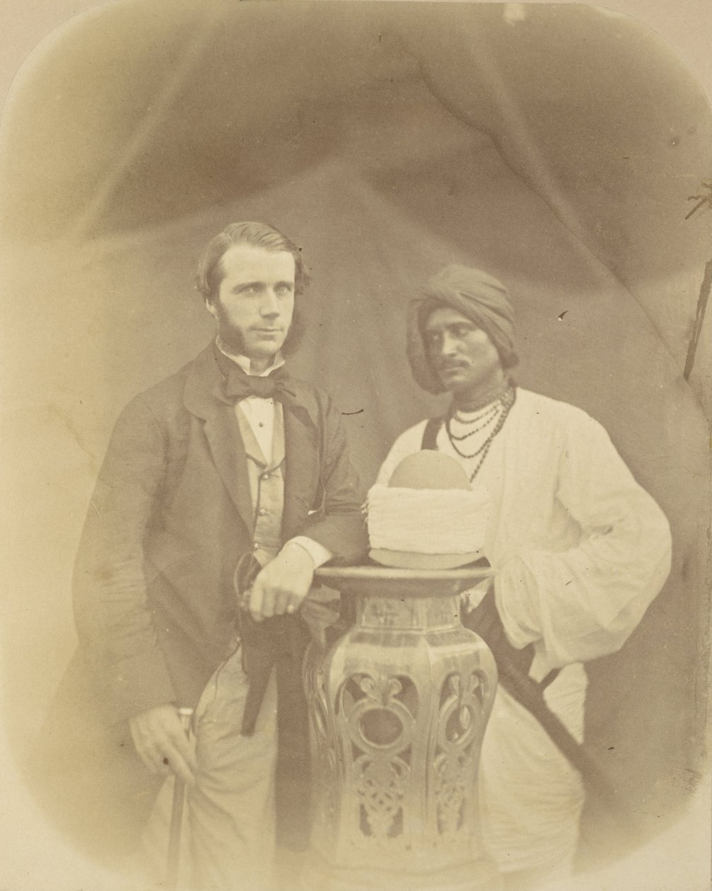 J.D. Forsyth portréja, Esq., C.S. Sec., Oude főparancsnoka és indiai szolgája alkotó: Felice Beato