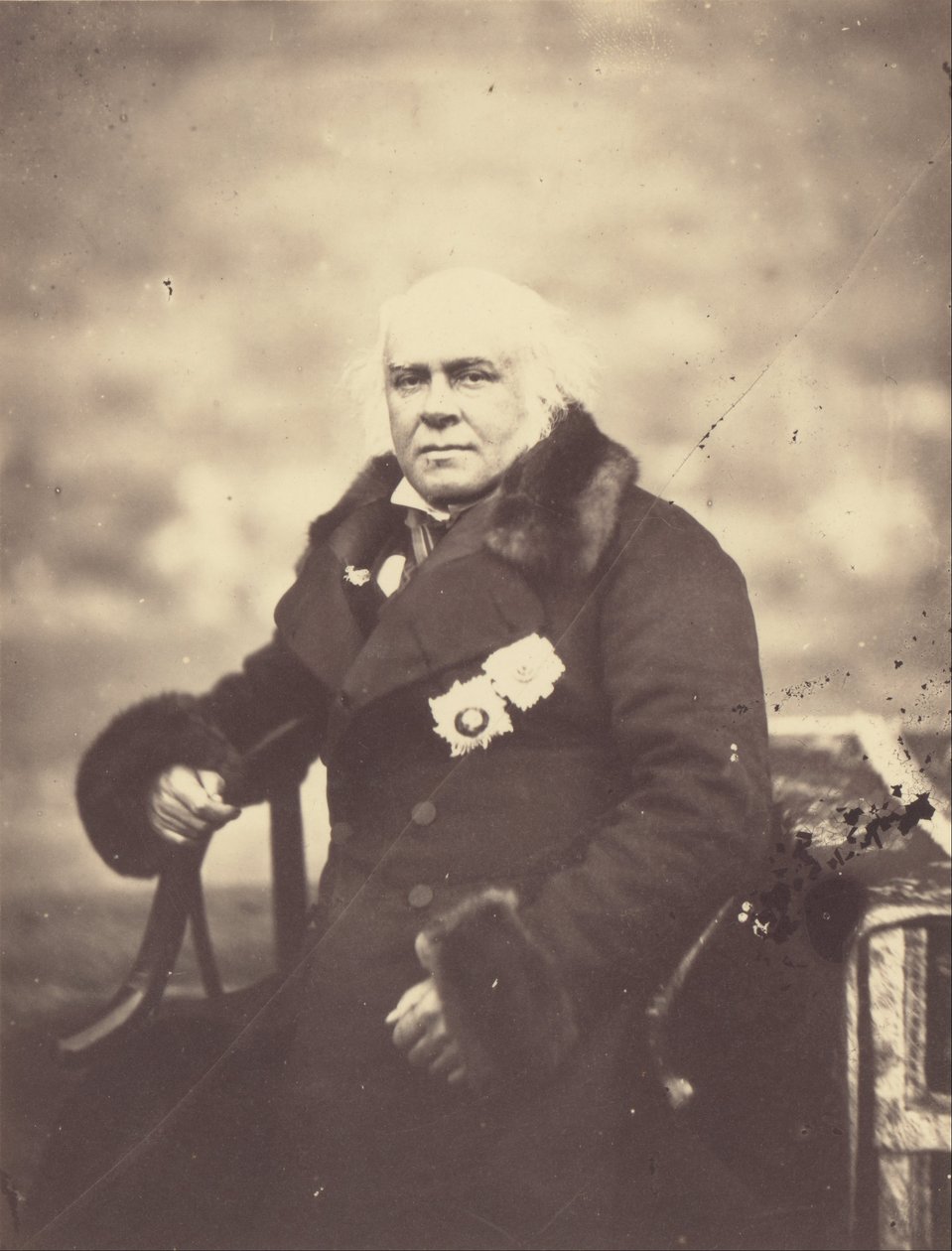Lord Elgin, a szerződést aláíró meghatalmazott és nagykövet portréja alkotó: Felice Beato