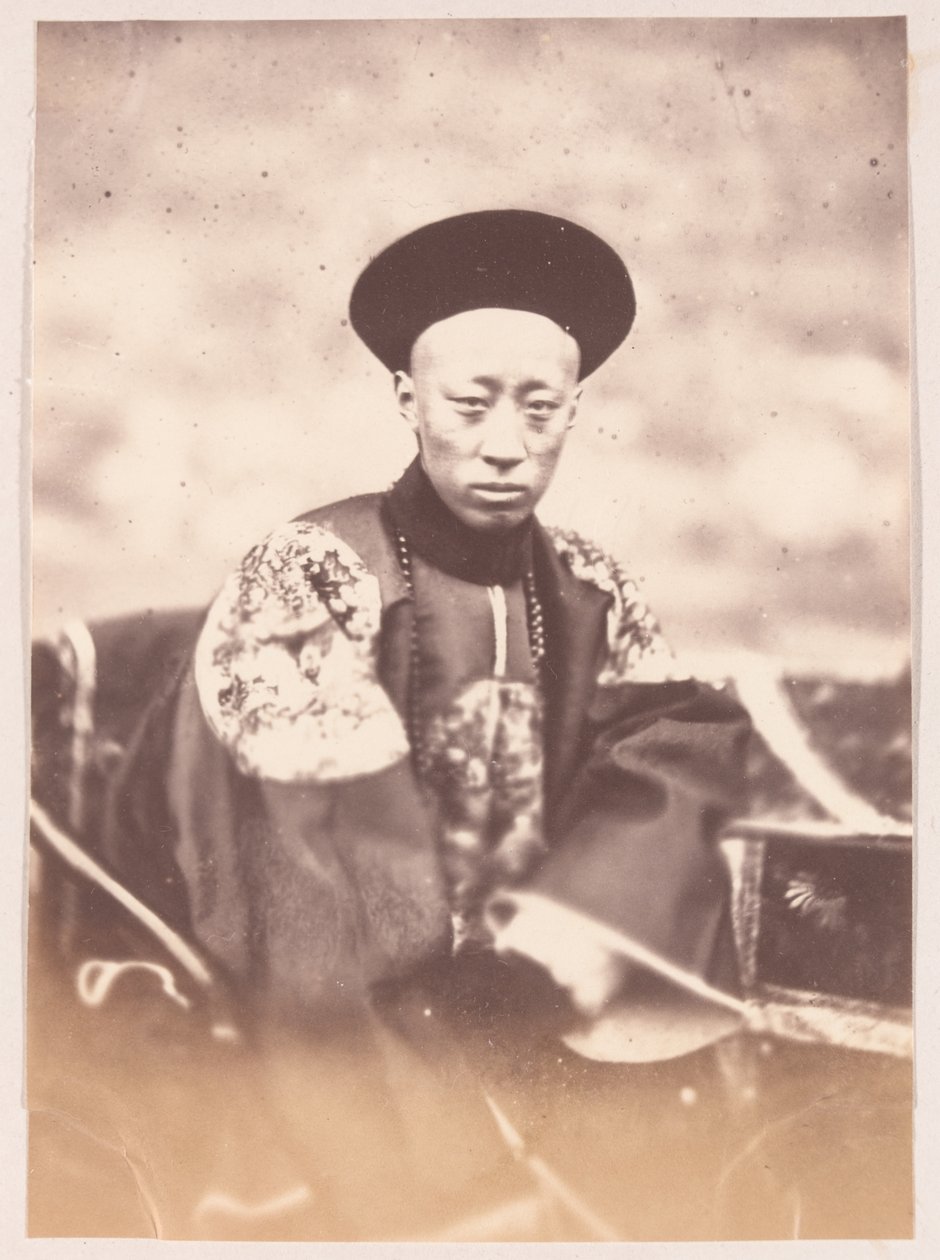 Gong Q herceg a Net of China-ban, 1860 alkotó: Felice Beato