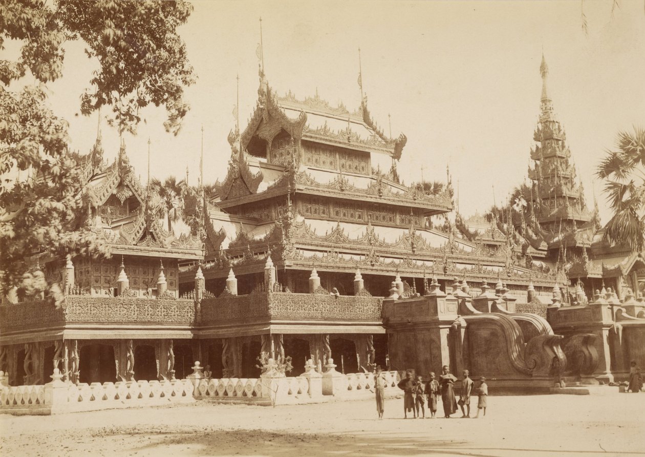 Queen Soopyalat Golden School at A. Road, Mandalay alkotó: Felice Beato
