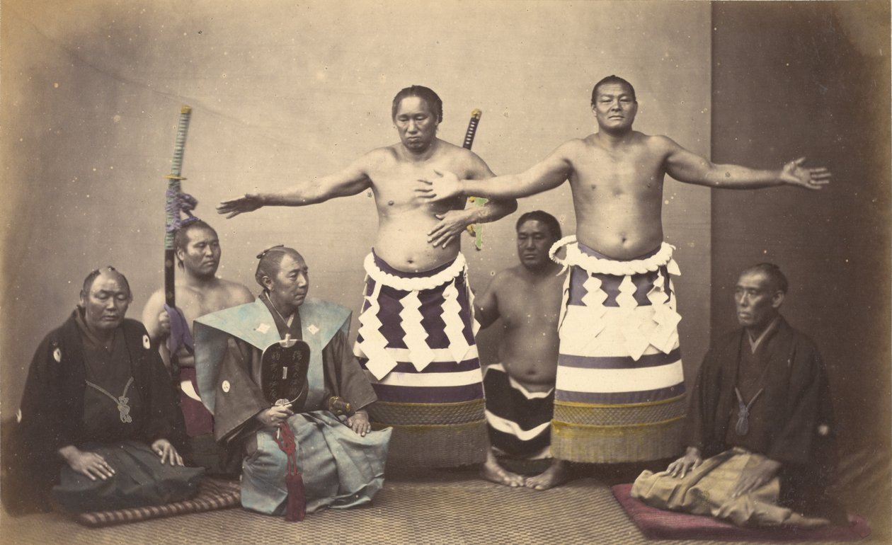 A Nio, a japán Hercules képviselői alkotó: Felice Beato
