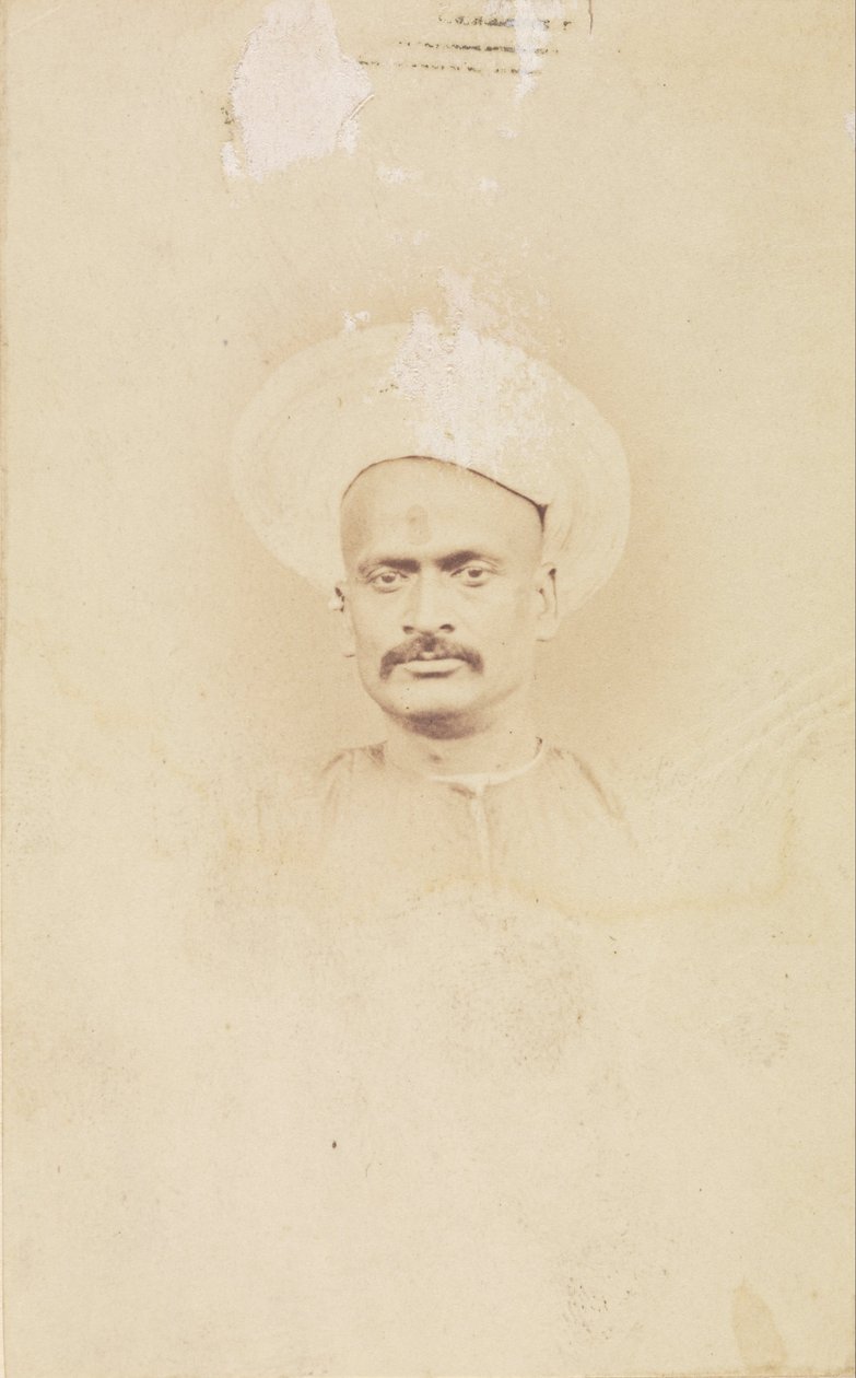Sir Dinkar Rao, Gwalior maharadzsa főminisztere alkotó: Felice Beato