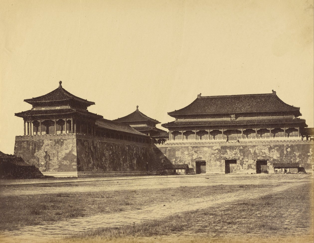 A Nagy császári téli palota, Pekin, 1860. október 29 alkotó: Felice Beato