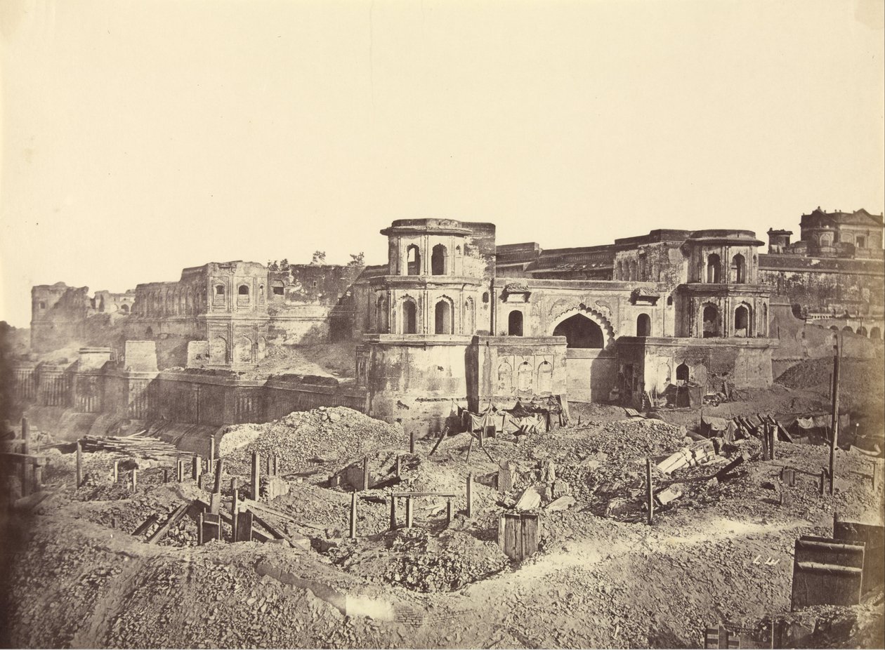A Mucha Bawn, vagy Lucknow régi citadellája alkotó: Felice Beato