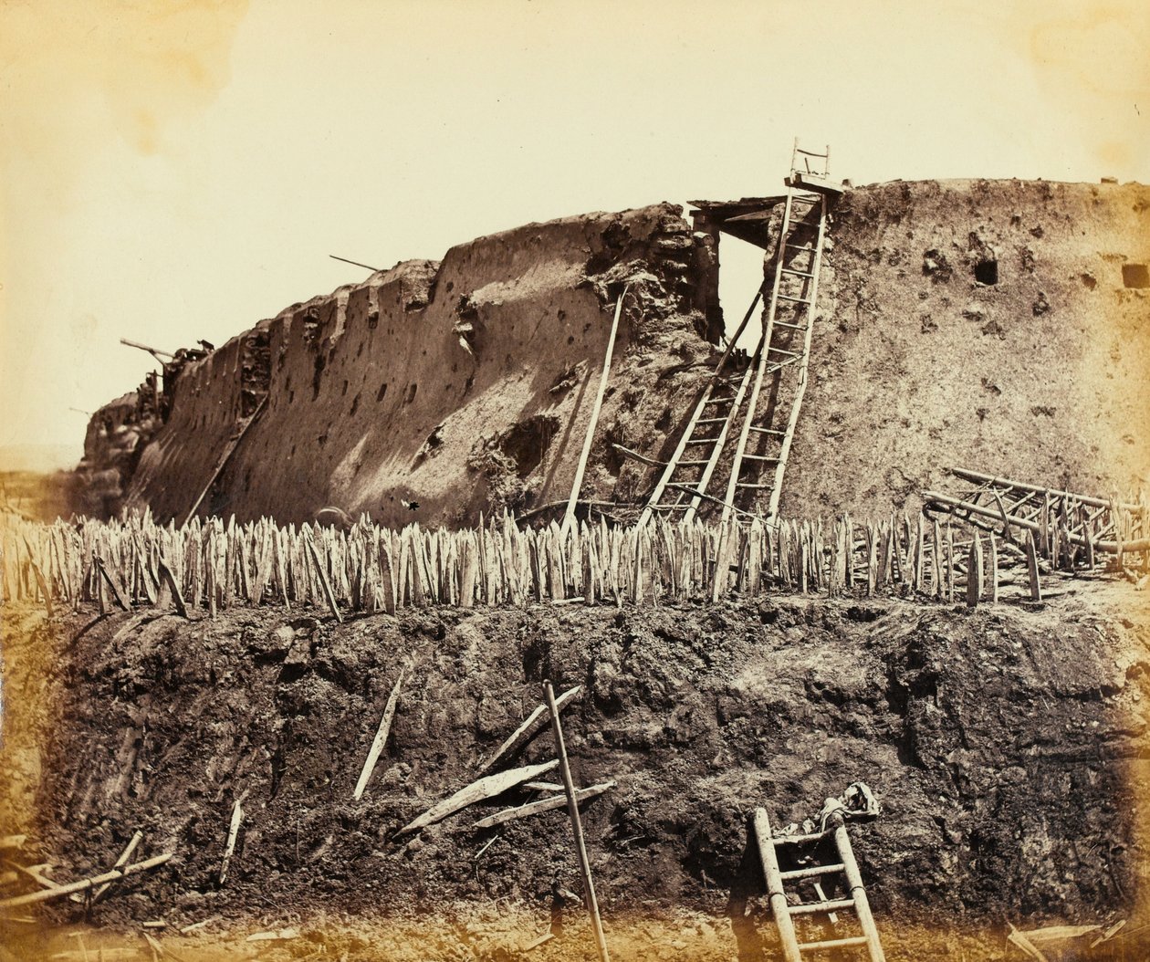 Észak-Taku-erőd, Kína, 1860 alkotó: Felice Beato