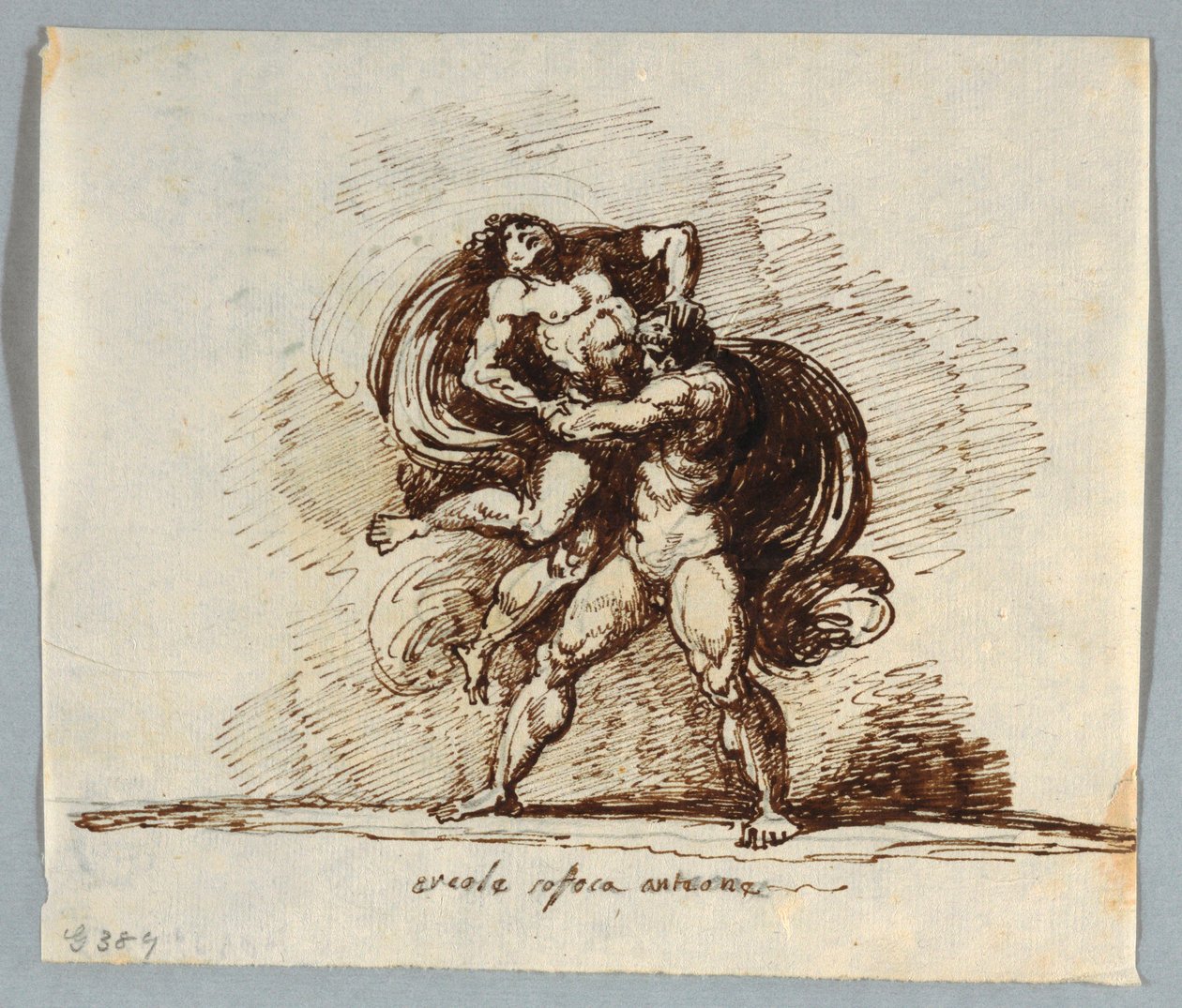 Herkules és Antaeus alkotó: Felice Giani