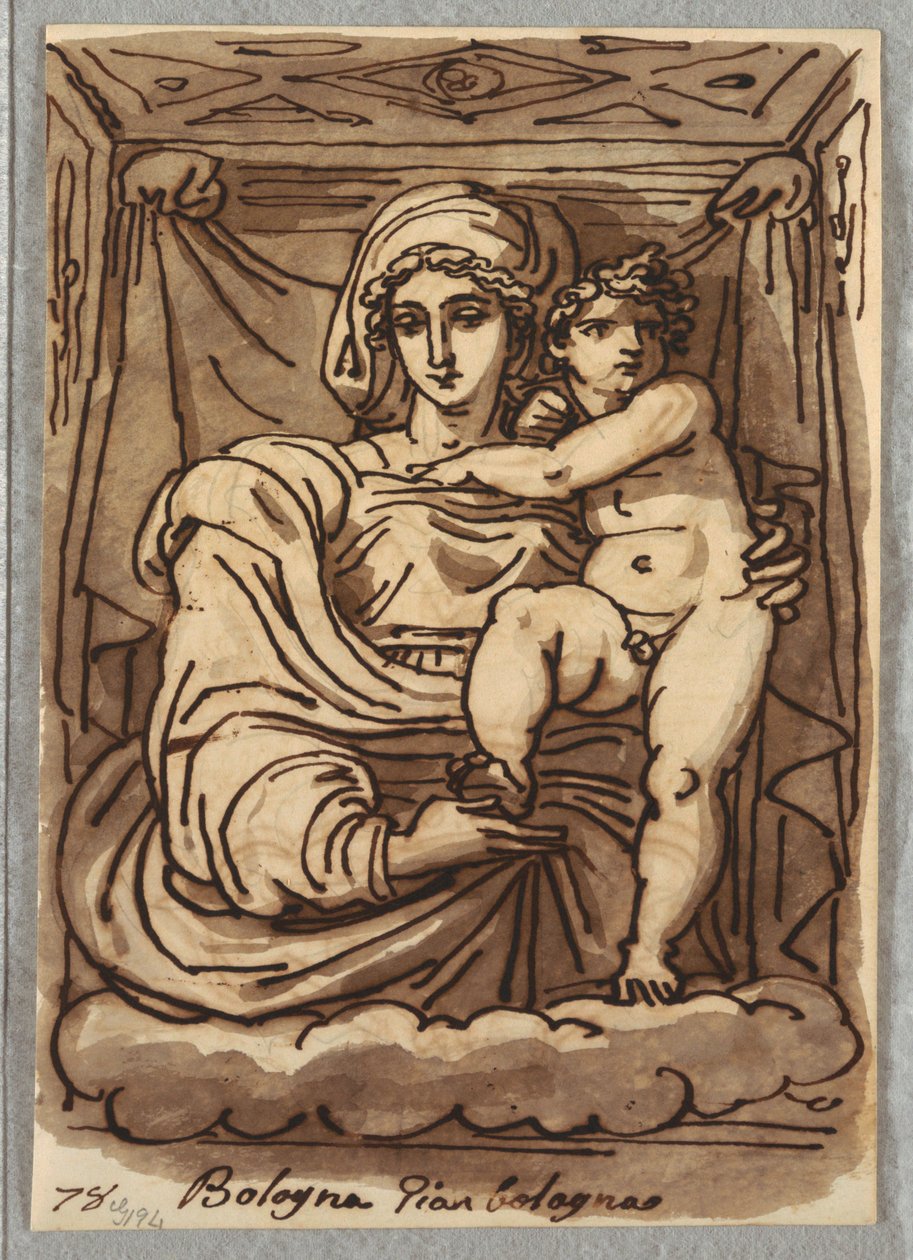 Madonna és gyermeke alkotó: Felice Giani